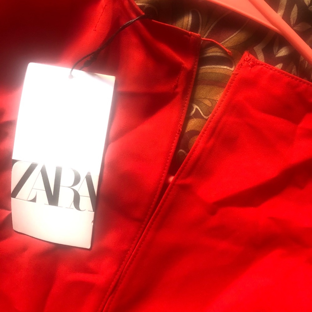 NWT Red Zara Jumpsuit